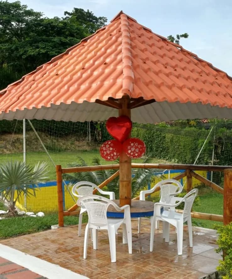 Zonas de descanso de la Finca Loma Bonita